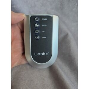 Lasko Tower Fan OEM Remote Control 4-Button, Silver/Black